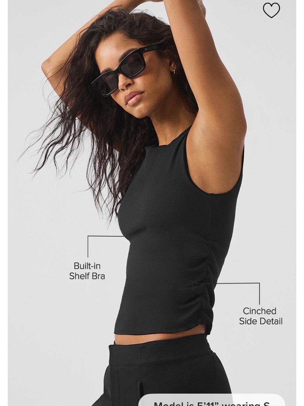 Alo - Ribbed En Point Tank